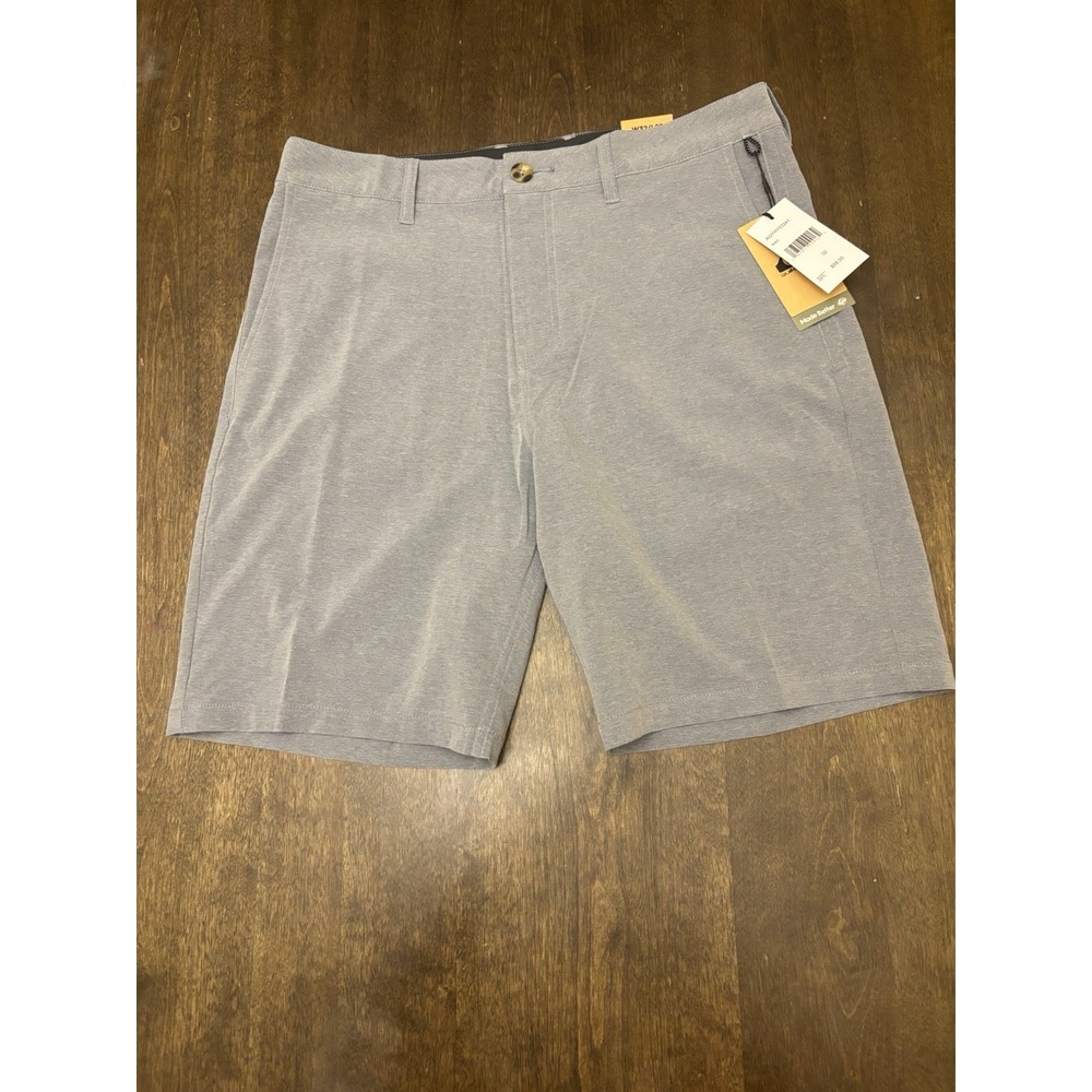 Quiksilver Union Light Blue Amphibian Shorts Men's Stretch Board Shorts 32x20